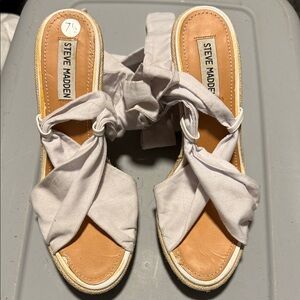 Steve Madden Women's Cream Espadrilles